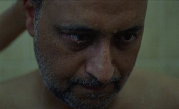 Movie still from “Desirée Dawson - Meet You At The Light” (2021), directed by Alexander Farah – Extreme Close Up shot, Low angle