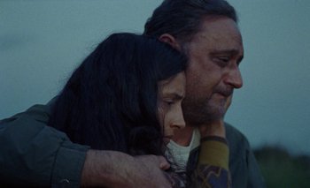 Movie still from “Desirée Dawson - Meet You At The Light” (2021), directed by Alexander Farah – Close Up shot, Low angle