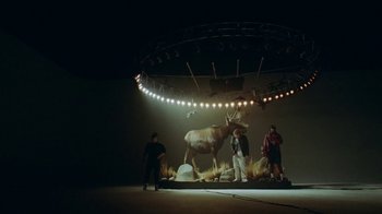 Movie still from “Skrillex, Justin Bieber & Don Toliver - Don’t Go” (2021), directed by Salomon Ligthelm – Extreme Wide shot, Low angle