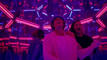 Movie still from “Skrillex, Justin Bieber & Don Toliver - Don’t Go” (2021), directed by Salomon Ligthelm – Medium shot, Low angle