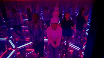 Movie still from “Skrillex, Justin Bieber & Don Toliver - Don’t Go” (2021), directed by Salomon Ligthelm – Wide shot, High angle