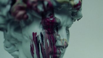 Movie still from “Skrillex, Justin Bieber & Don Toliver - Don’t Go” (2021), directed by Salomon Ligthelm – Extreme Close Up shot, Overhead angle