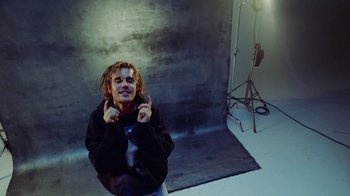 Movie still from “Skrillex, Justin Bieber & Don Toliver - Don’t Go” (2021), directed by Salomon Ligthelm – Medium shot, High angle