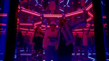 Movie still from “Skrillex, Justin Bieber & Don Toliver - Don’t Go” (2021), directed by Salomon Ligthelm – Wide shot, Low angle