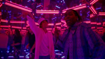 Movie still from “Skrillex, Justin Bieber & Don Toliver - Don’t Go” (2021), directed by Salomon Ligthelm – Medium shot, Low angle