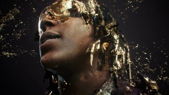 Movie still from “Skrillex, Justin Bieber & Don Toliver - Don’t Go” (2021), directed by Salomon Ligthelm – Extreme Close Up shot, Low angle