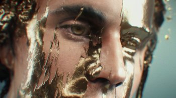 Movie still from “Skrillex, Justin Bieber & Don Toliver - Don’t Go” (2021), directed by Salomon Ligthelm – Extreme Close Up shot, Overhead angle