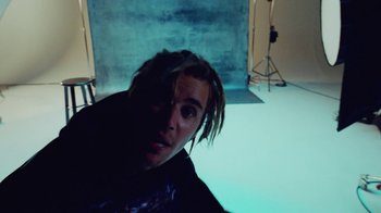 Movie still from “Skrillex, Justin Bieber & Don Toliver - Don’t Go” (2021), directed by Salomon Ligthelm – Close Up shot, High angle
