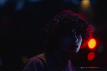 Movie still from “Glaive - All Dogs Go To Heaven” (2021), directed by Ramez Silyan – Extreme Close Up shot, Over the shoulder angle