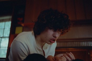 Movie still from “Glaive - All Dogs Go To Heaven” (2021), directed by Ramez Silyan – Close Up shot, Low angle