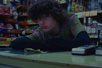 Movie still from “Glaive - All Dogs Go To Heaven” (2021), directed by Ramez Silyan – Medium shot, Low angle