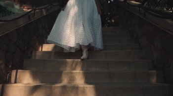 Movie still from “Masego - Mystery Lady” (2021), directed by Douglas Bernardt – Medium shot, Low angle