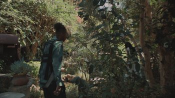 Movie still from “Masego - Mystery Lady” (2021), directed by Douglas Bernardt – Wide shot, High angle