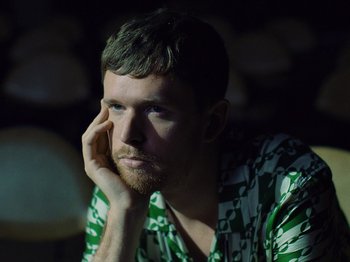 Movie still from “James Blake - Say What You Will” (2021), directed by Bear Damen – Close Up shot, High angle