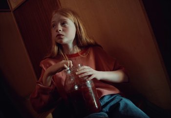 Movie still from “Annet X - Bylo Nebylo” (2021), directed by Jara Moravec – Medium shot, High angle