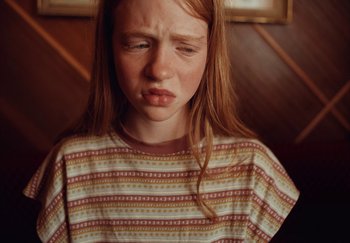 Movie still from “Annet X - Bylo Nebylo” (2021), directed by Jara Moravec – Close Up shot, Low angle