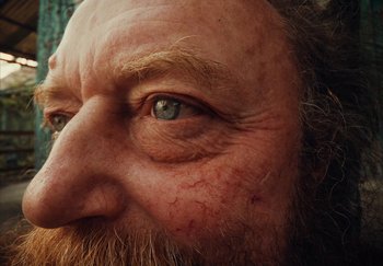 Movie still from “Annet X - Bylo Nebylo” (2021), directed by Jara Moravec – Extreme Close Up shot, Overhead angle