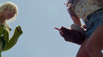 Movie still from “Glaive - Detest Me” (2021), directed by Ramez Silyan – Extreme Close Up shot, Low angle