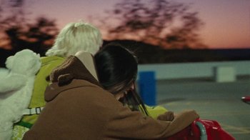 Movie still from “Glaive - Detest Me” (2021), directed by Ramez Silyan – Close Up shot, Over the shoulder angle