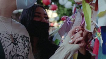 Movie still from “Glaive - Detest Me” (2021), directed by Ramez Silyan – Extreme Close Up shot, Low angle