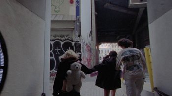 Movie still from “Glaive - Detest Me” (2021), directed by Ramez Silyan – Wide shot, High angle