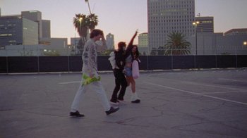 Movie still from “Glaive - Detest Me” (2021), directed by Ramez Silyan – Wide shot, Low angle