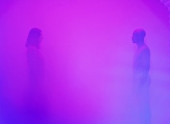Movie still from “King Pari - Mary” (2021), directed by Bianca Poletti – Wide shot, Low angle