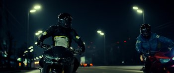 Movie still from “Royal Blood - Limbo” (2021), directed by João Retorta – Wide shot, Low angle