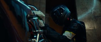 Movie still from “Royal Blood - Limbo” (2021), directed by João Retorta – Close Up shot, Low angle