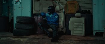 Movie still from “Royal Blood - Limbo” (2021), directed by João Retorta – Medium shot, High angle