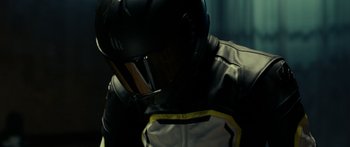 Movie still from “Royal Blood - Limbo” (2021), directed by João Retorta – Close Up shot, Low angle