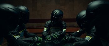 Movie still from “Royal Blood - Limbo” (2021), directed by João Retorta – Medium shot, High angle