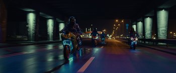 Movie still from “Royal Blood - Limbo” (2021), directed by João Retorta – Wide shot, Low angle