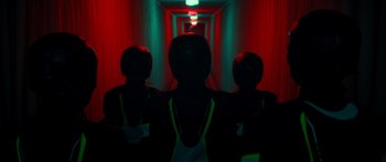 Movie still from “Royal Blood - Limbo” (2021), directed by João Retorta – Extreme Wide shot, Low angle