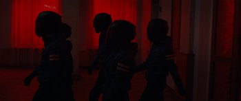 Movie still from “Royal Blood - Limbo” (2021), directed by João Retorta – Medium shot, Low angle