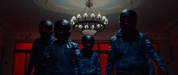 Movie still from “Royal Blood - Limbo” (2021), directed by João Retorta – Medium shot, Low angle