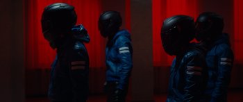 Movie still from “Royal Blood - Limbo” (2021), directed by João Retorta – Medium shot, Low angle