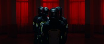Movie still from “Royal Blood - Limbo” (2021), directed by João Retorta – Medium shot, Low angle