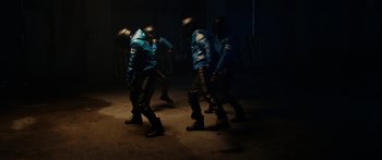 Movie still from “Royal Blood - Limbo” (2021), directed by João Retorta – Wide shot, Low angle