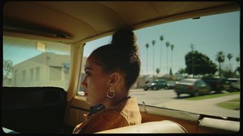 Movie still from “Giveon - Heartbreak Anniversary” (2021), directed by Salomon Ligthelm – Close Up shot, Low angle