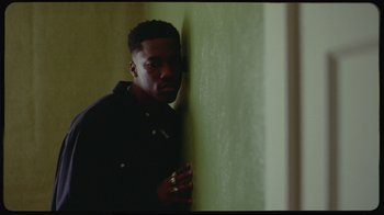 Movie still from “Giveon - Heartbreak Anniversary” (2021), directed by Salomon Ligthelm – Medium shot, High angle