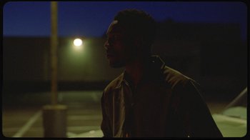 Movie still from “Giveon - Heartbreak Anniversary” (2021), directed by Salomon Ligthelm – Close Up shot, Low angle