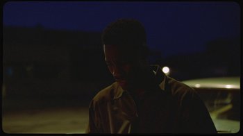 Movie still from “Giveon - Heartbreak Anniversary” (2021), directed by Salomon Ligthelm – Close Up shot, Low angle