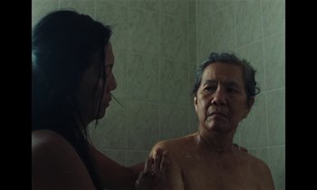 Movie still from “Jordan Klassen - Golden Ladder” (2021), directed by Farhad Ghaderi – Medium shot, Over the shoulder angle