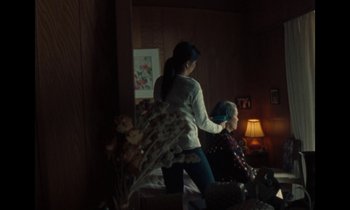 Movie still from “Jordan Klassen - Golden Ladder” (2021), directed by Farhad Ghaderi – Medium shot, Over the shoulder angle
