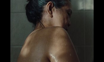 Movie still from “Jordan Klassen - Golden Ladder” (2021), directed by Farhad Ghaderi – Close Up shot, High angle