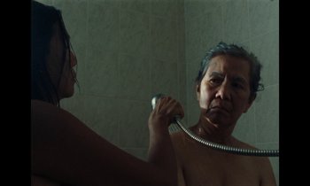 Movie still from “Jordan Klassen - Golden Ladder” (2021), directed by Farhad Ghaderi – Close Up shot, Over the shoulder angle