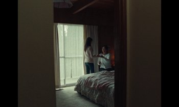 Movie still from “Jordan Klassen - Golden Ladder” (2021), directed by Farhad Ghaderi – Wide shot, High angle
