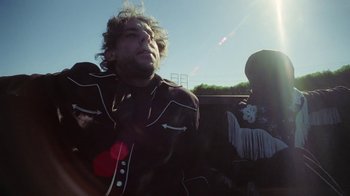 Movie still from “The Neighbourhood - Stargazing” (2021), directed by Ramez Silyan – Medium shot, Low angle