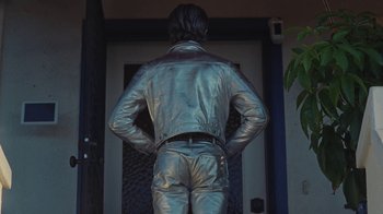 Movie still from “The Neighbourhood - Stargazing” (2021), directed by Ramez Silyan – Medium shot, Low angle